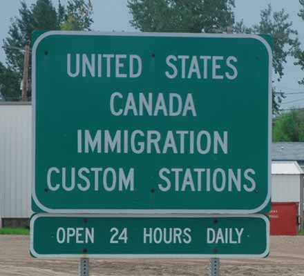 aduana_canadiense_3 Bonito sitio para estar 40 minutos... DE VACACIONES
