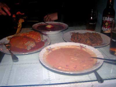 Ejemplo de comida tipica polaca.