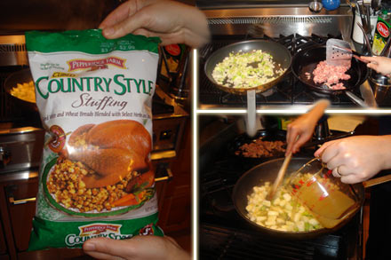 thanksgiving_1 Preparando el Stuffing