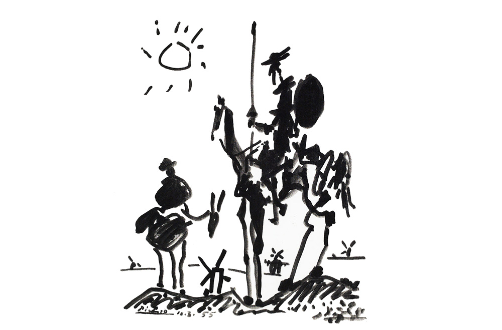 Quijote por Picasso