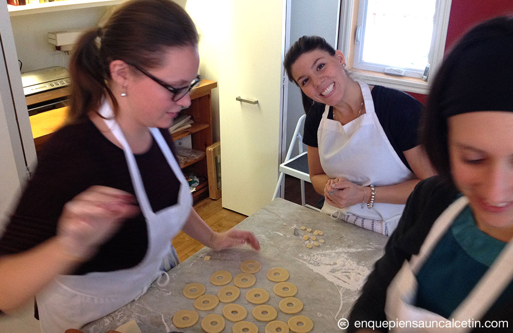 haciendo rosqullas