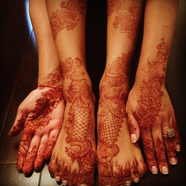 boda india tatuaje henna