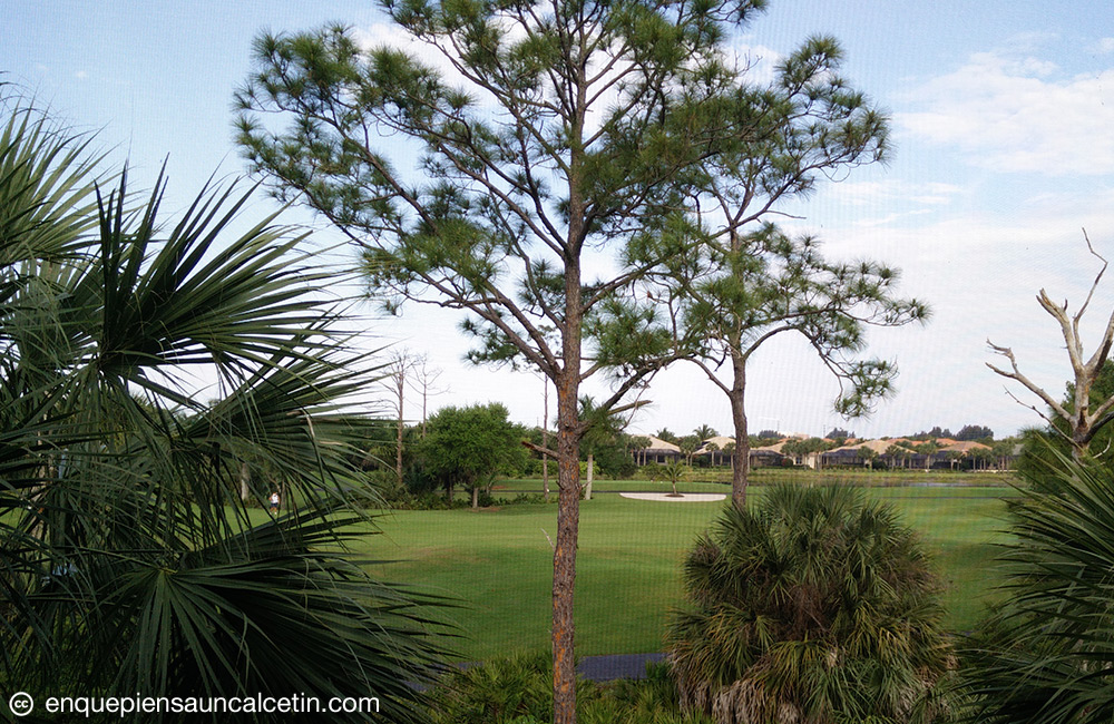 vistas al campo de golf