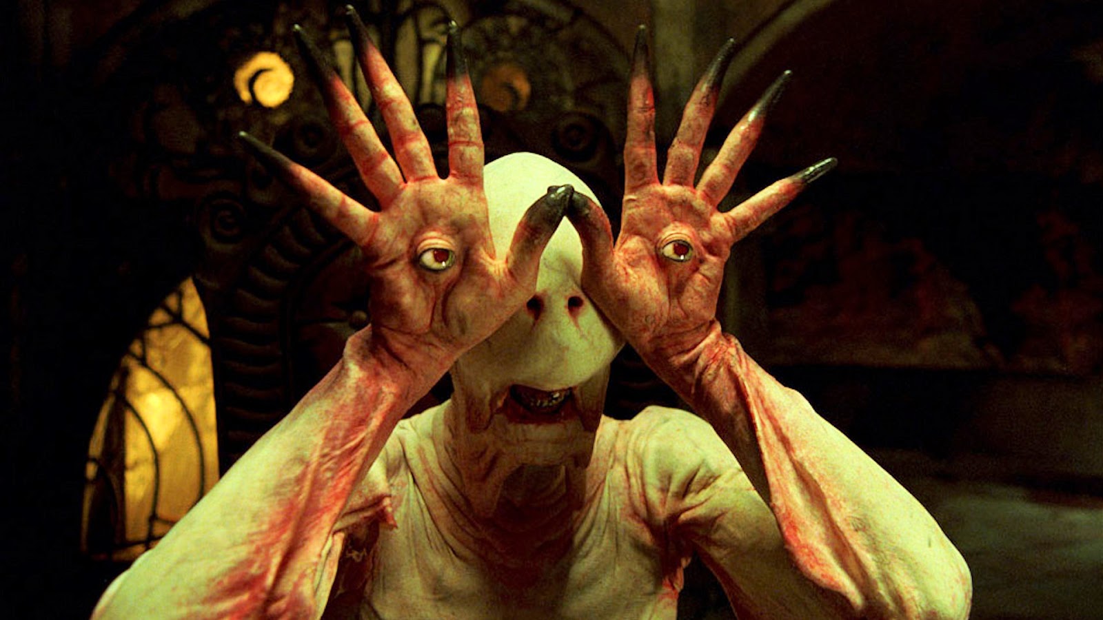 el monstruo con ojos en las manos